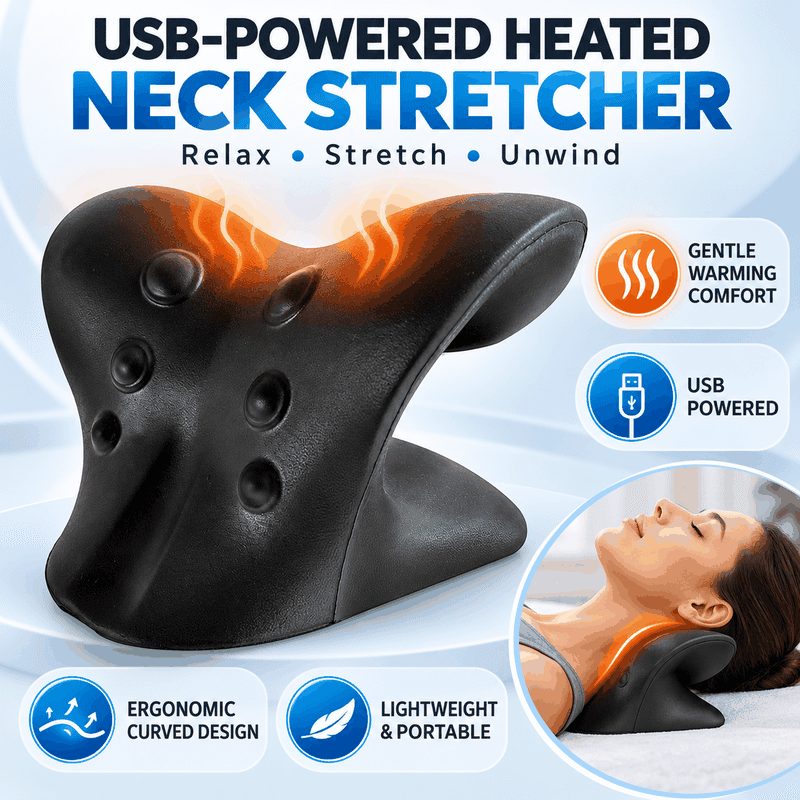 USB Powered Heated Neck Stretcher