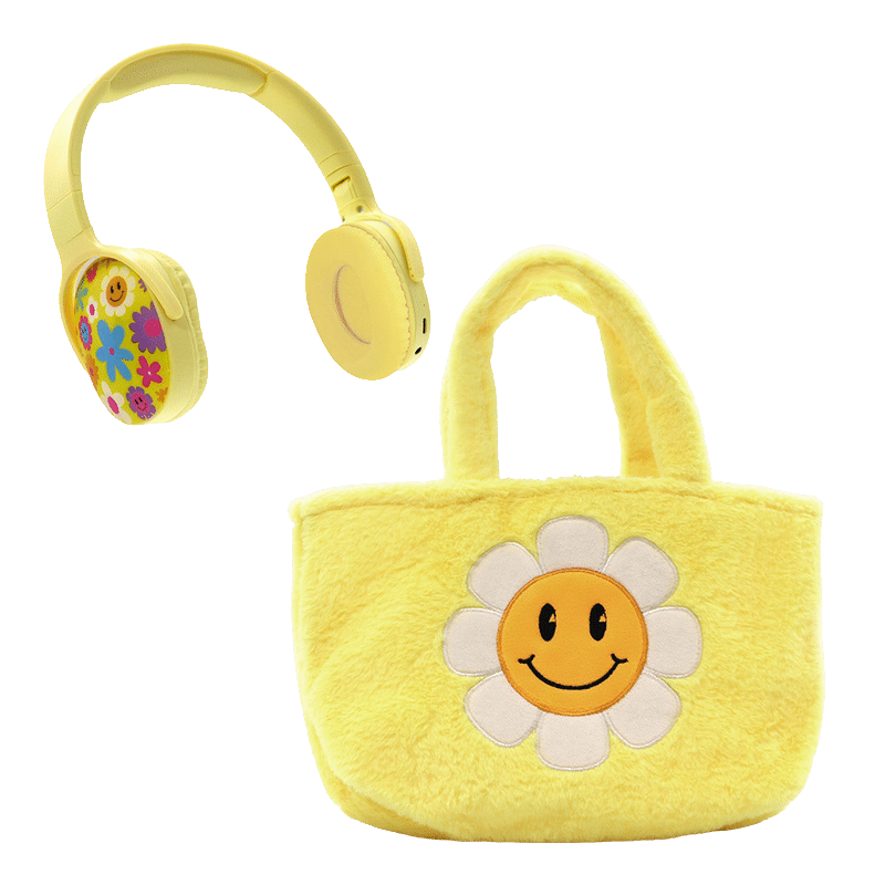 Kids Wireless Heaphones with Tote Bag