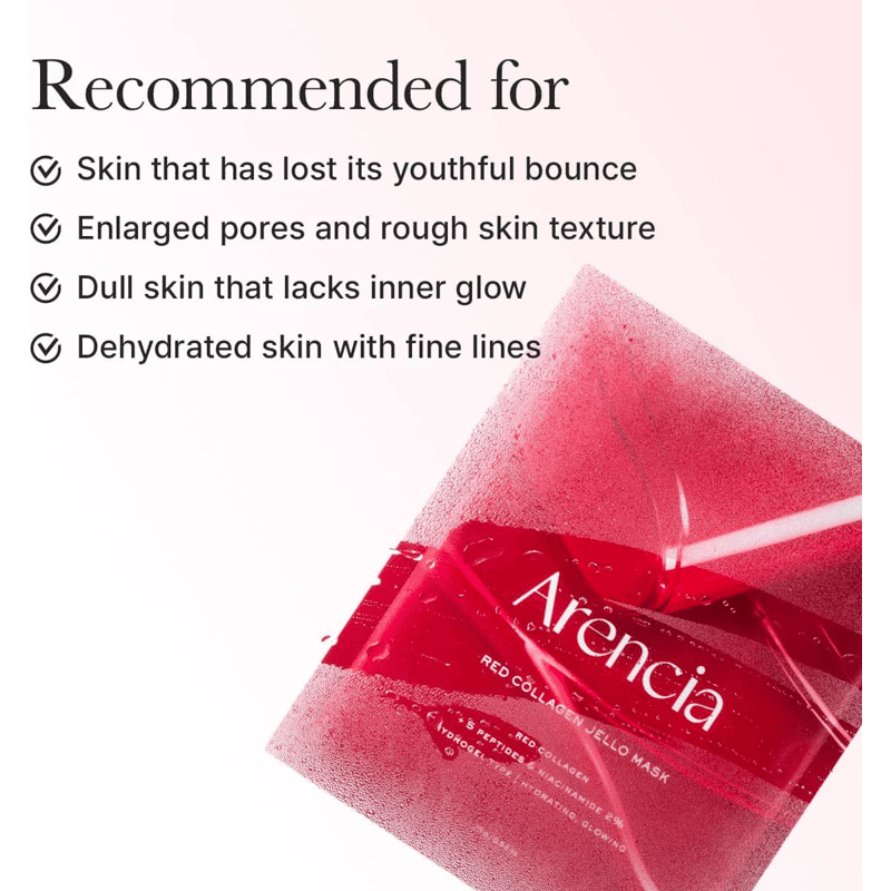 Arencia Red Collagen Jello Mask