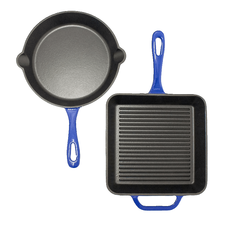 2 Piece Neo Enamel on Cast Iron Cookware Set