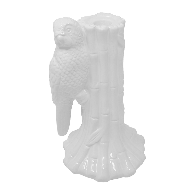 Tapered Candle Holder, Resort White