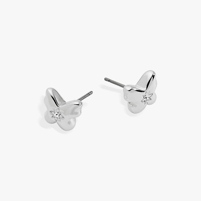 Butterfly Crystal Stud Earrings