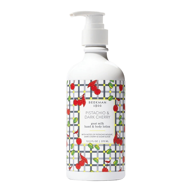 Pistachio & Dark Cherry Goat Milk Lotion