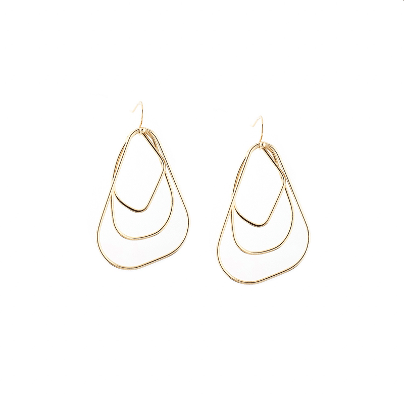 Multi Abstract Link Earring