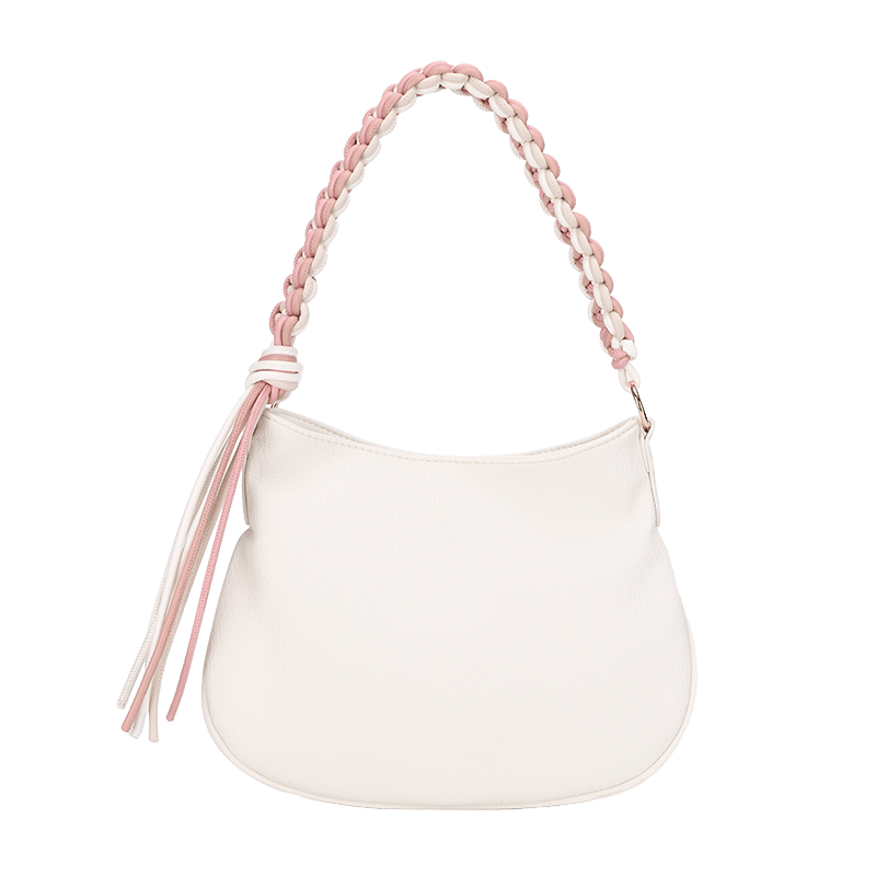 Braided Handle Shoulder Bag