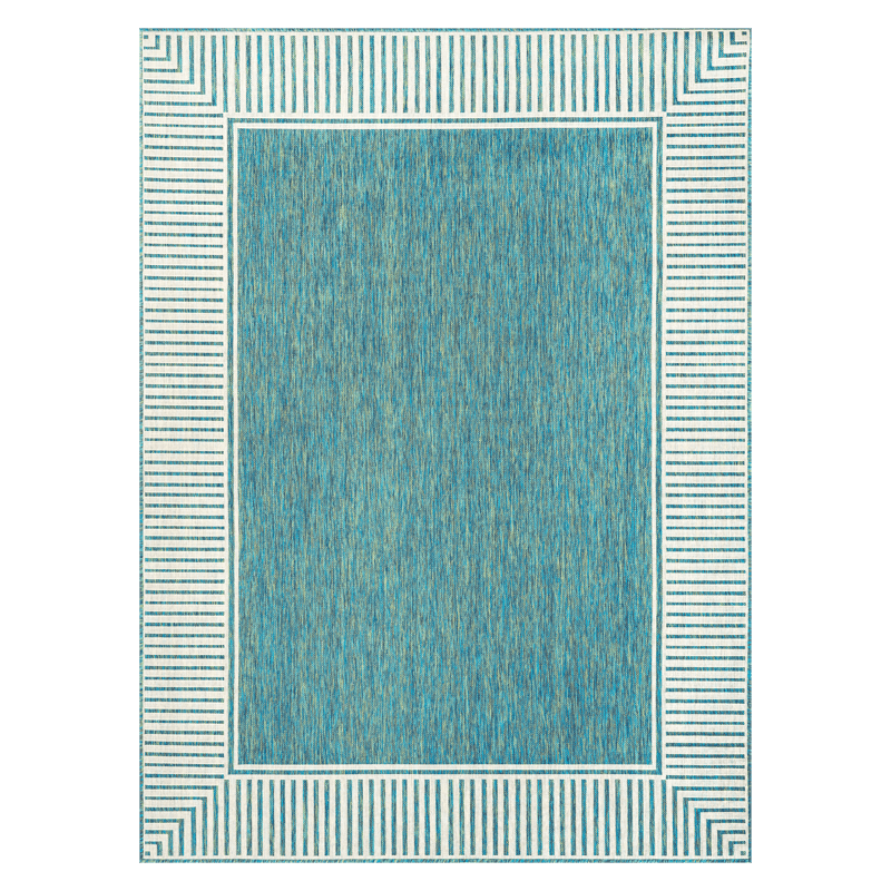 Asha Simple Striped Indoor/Outdoor Area Rug