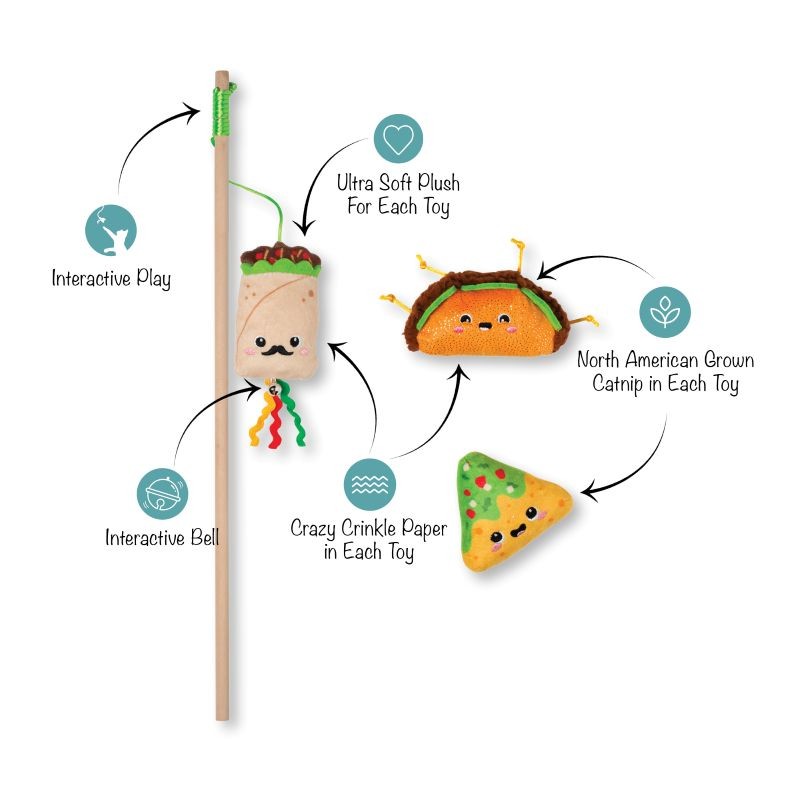 Feeling Like a Guac-Star Cat Toy