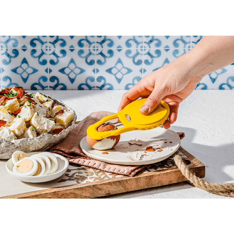 Eggler - Egg Cracker, Peeler, Slicer