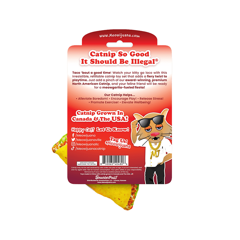 Get Spicy Taco Margarita Catnip Toy 2-Pack
