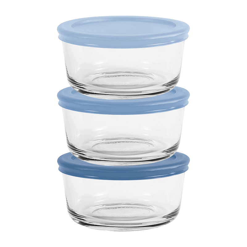 16oz Glass Containers w/ PP Lids