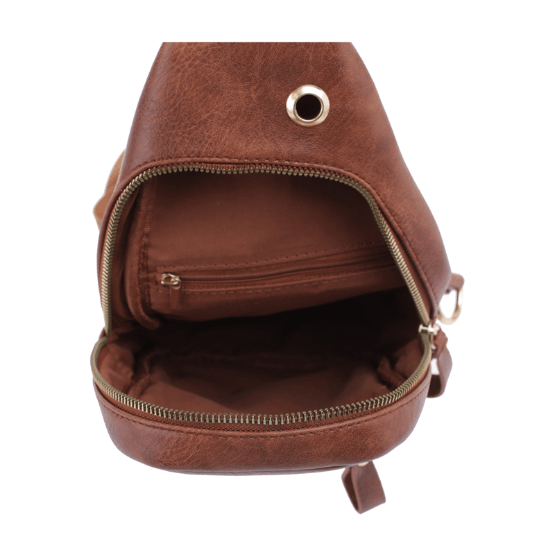 Zipper Detail Sling Bag
