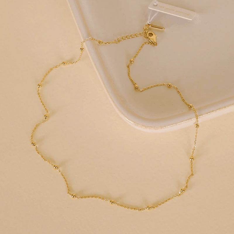 Necklace - Gold Ball