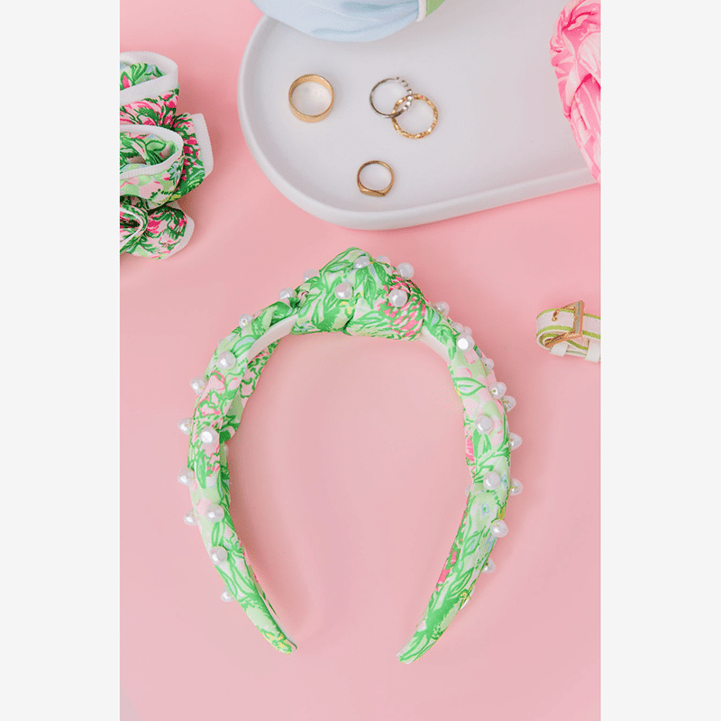 Embellished Slim Knot Headband
