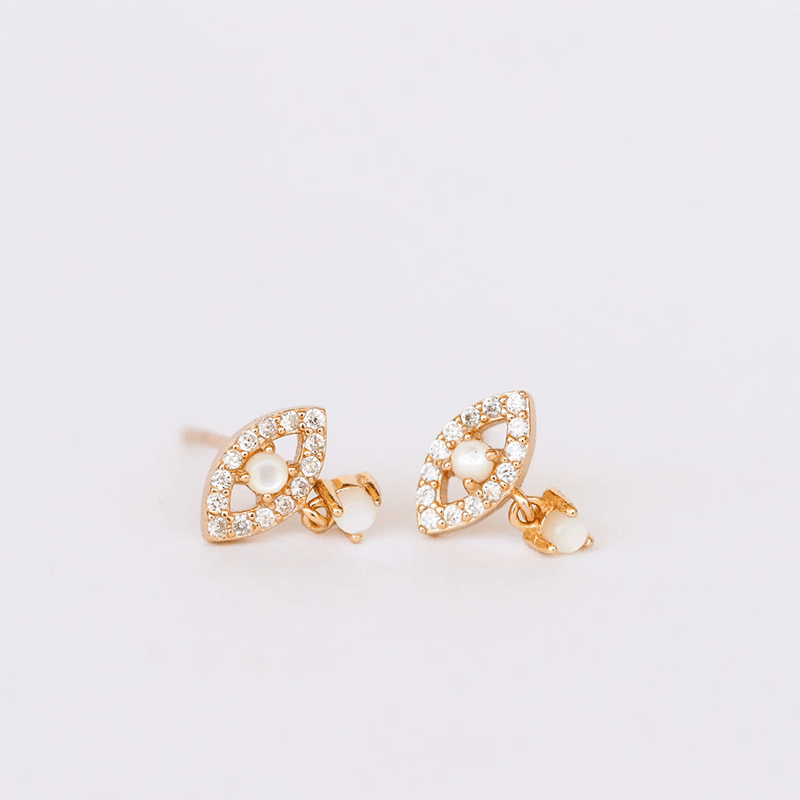 Evil Eye Drop - Mother of Pearl