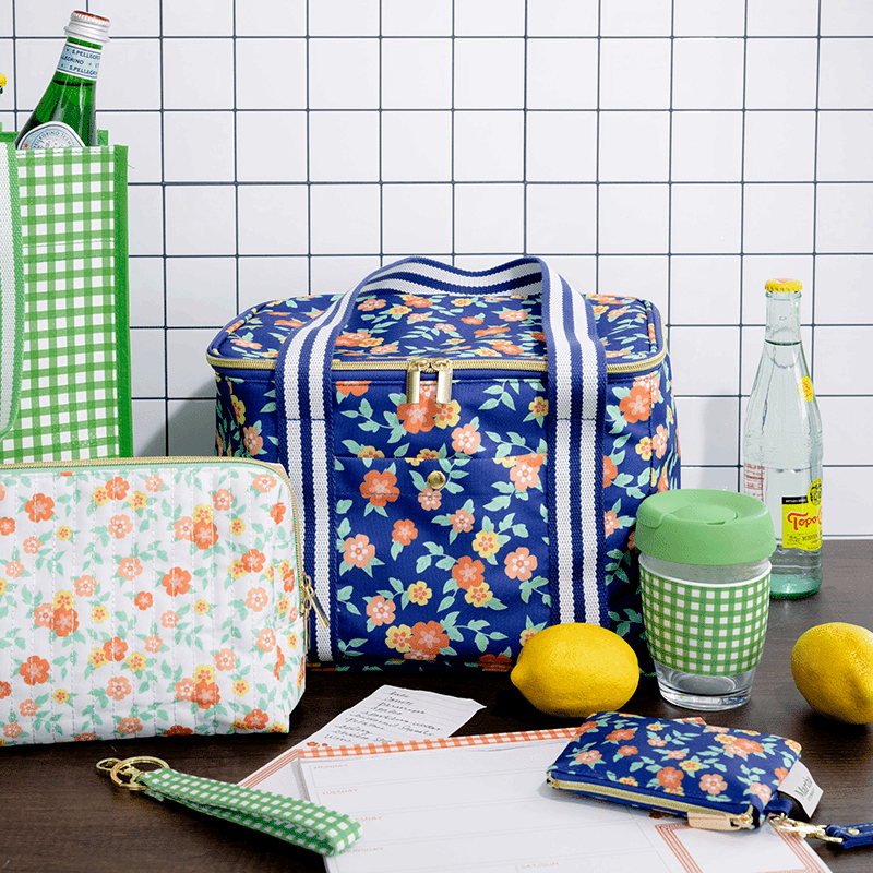 Weekly Meal Planner, Floral Cloud Dancer