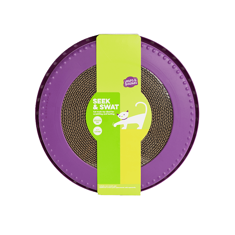 Cat Track Toy with Replaceable Scratch Pad, Medium