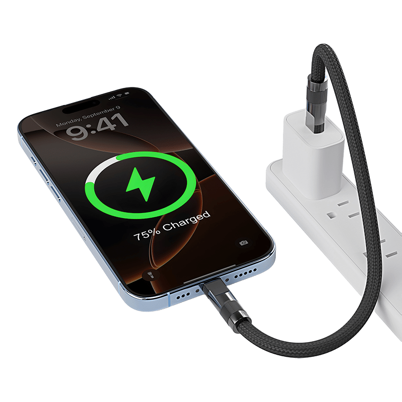 1' USB-C to USB-C Bracelet Cable