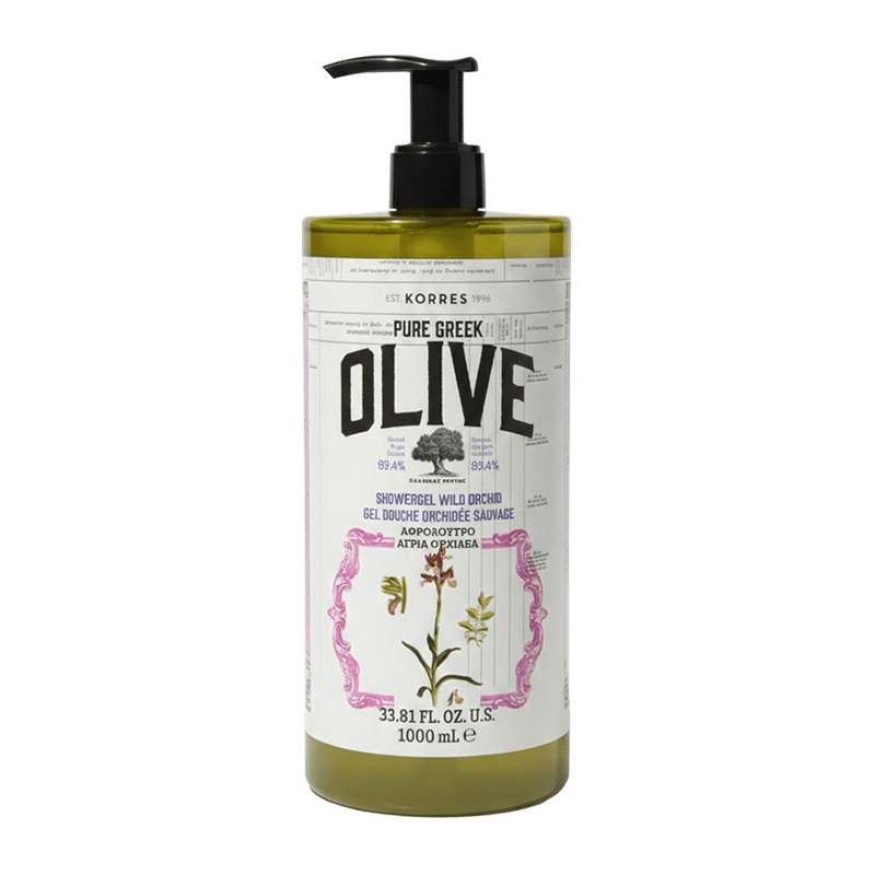 Pure Greek Olive Shower Gel Wild Orchid