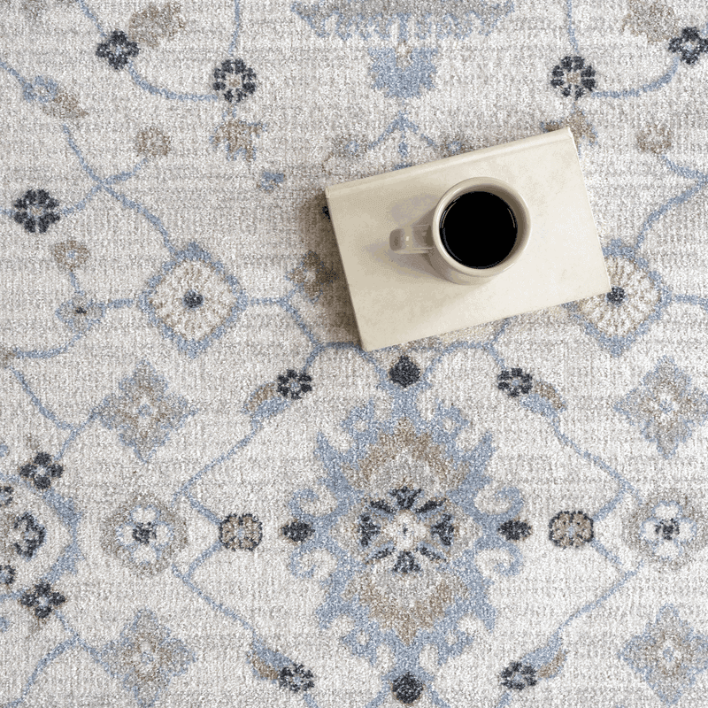 Bridie Medallion Machine Washable Area Rug