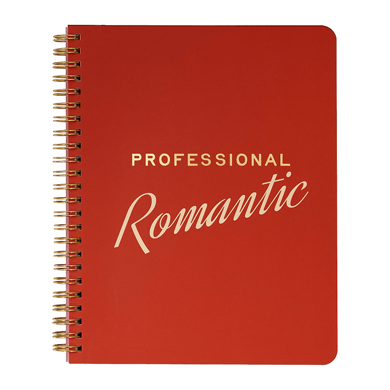 Rough Draft Mini Notebook, Professional Romantic