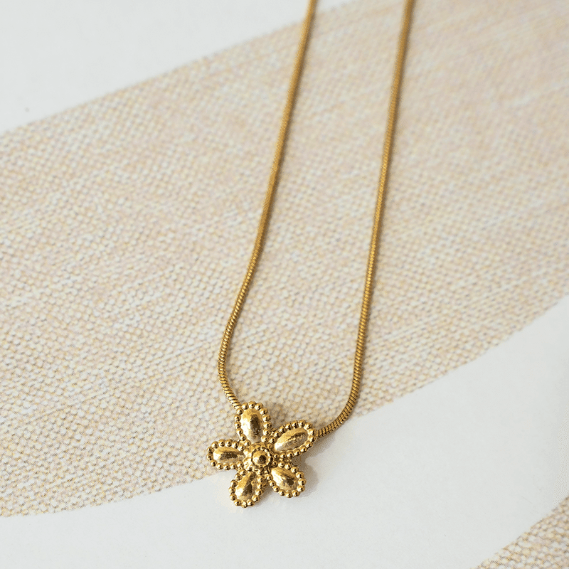 18K Gold Plated Kids' Size Abiha Necklace