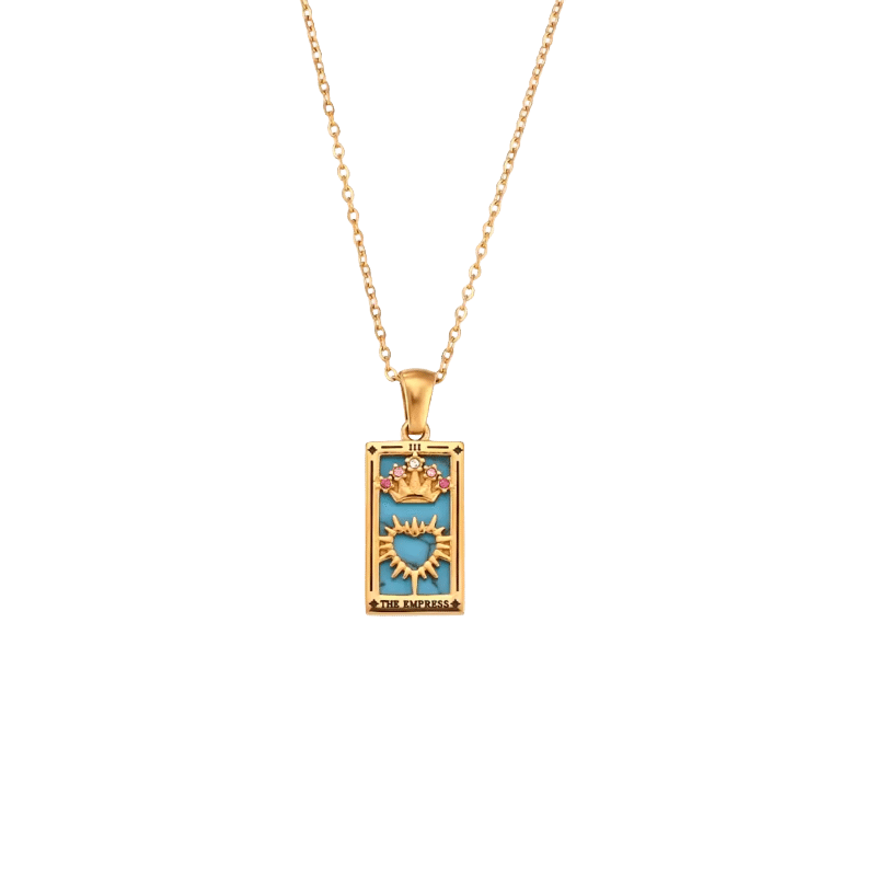 Tarot-Inspired Pendant Necklace