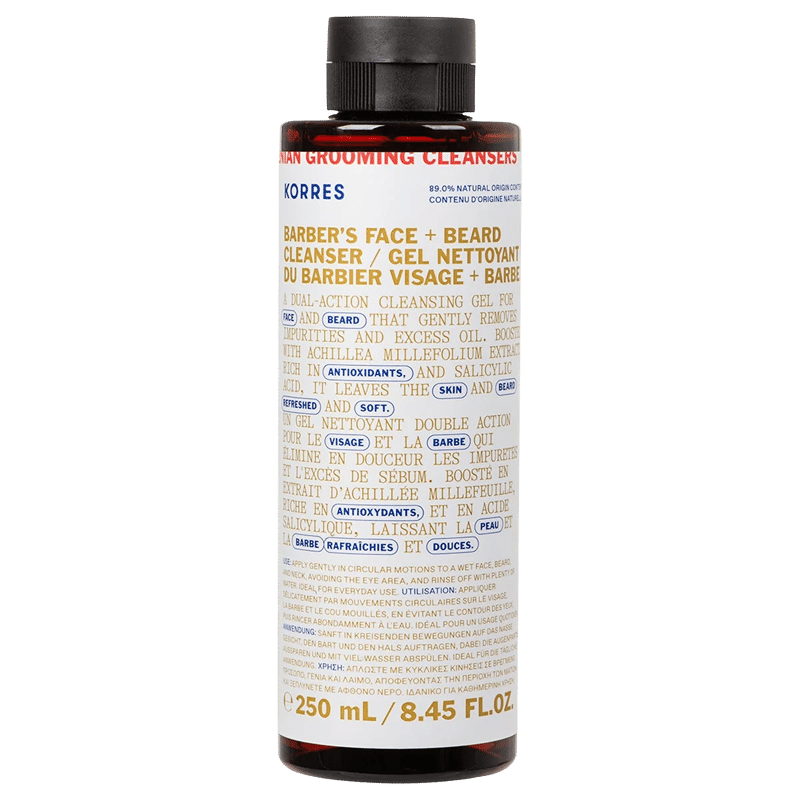 Barber Face Beard Cleanser for Men