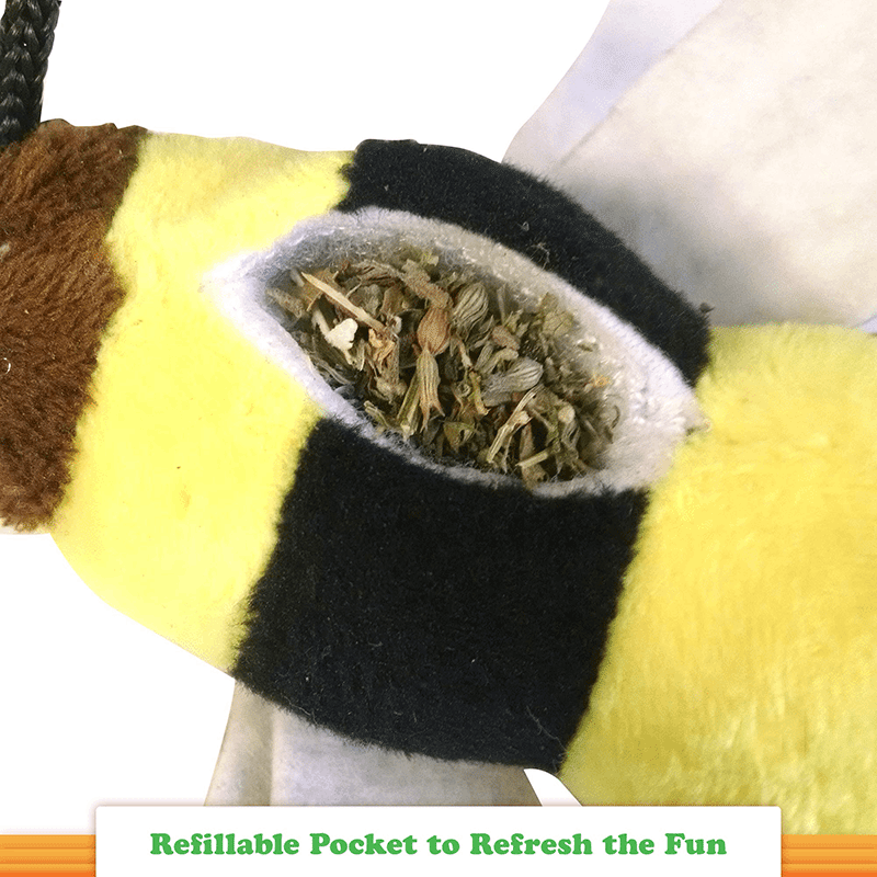 Get Buzzed Bee Refillable Wand Cat Toy