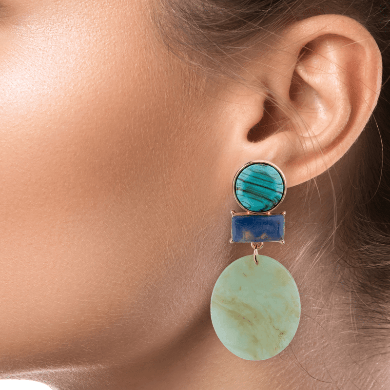 Geometric Boho Staement Earring 