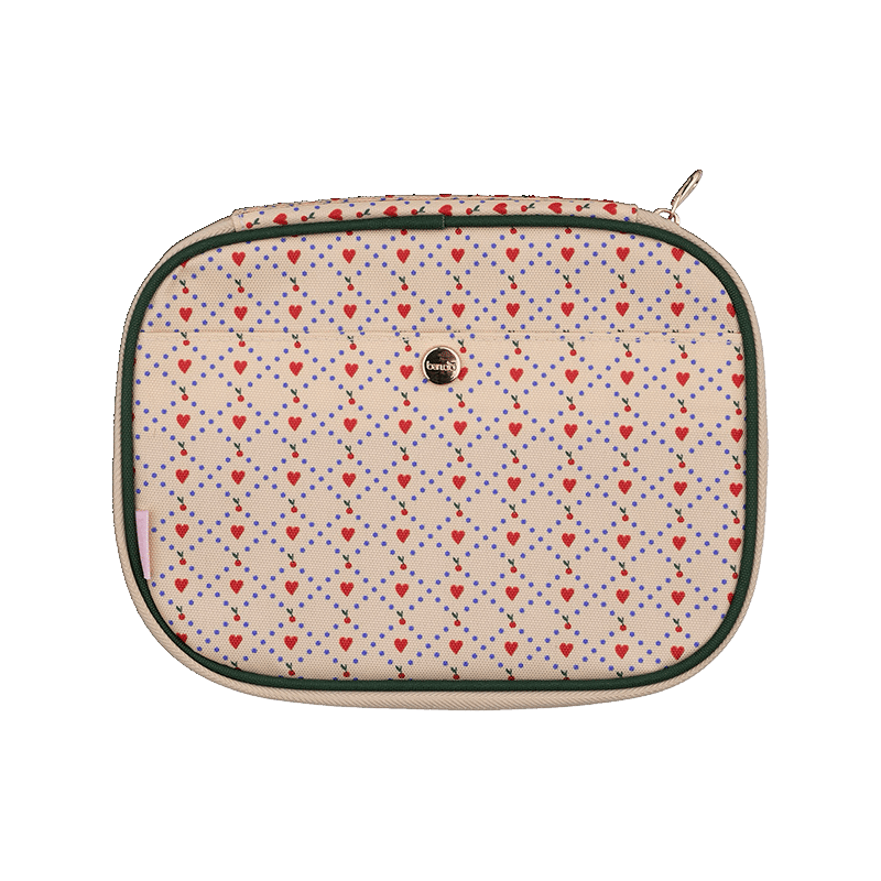 Mobile Tech Pouch, Cherry Hearts