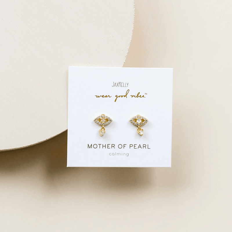 Evil Eye Drop - Mother of Pearl