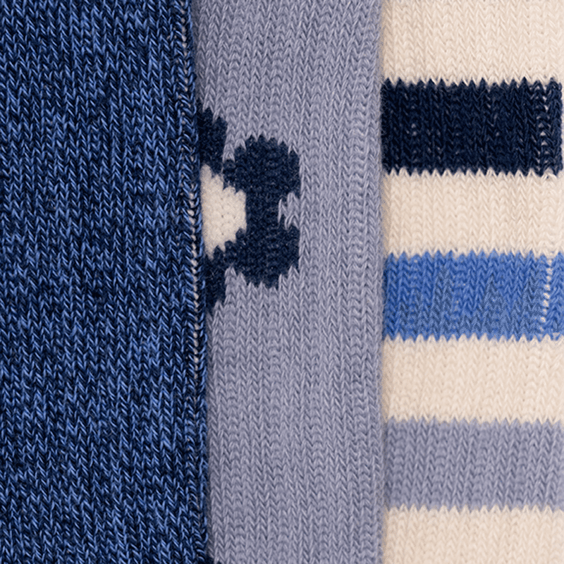 Women's 3 Pack Tall Cotton Compression Knee-High Socks