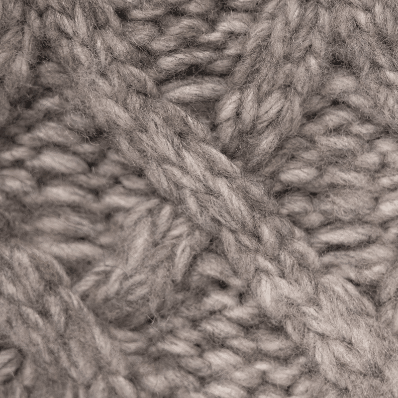 Women's Cabled Sweater Sock with Turnback Cuff 