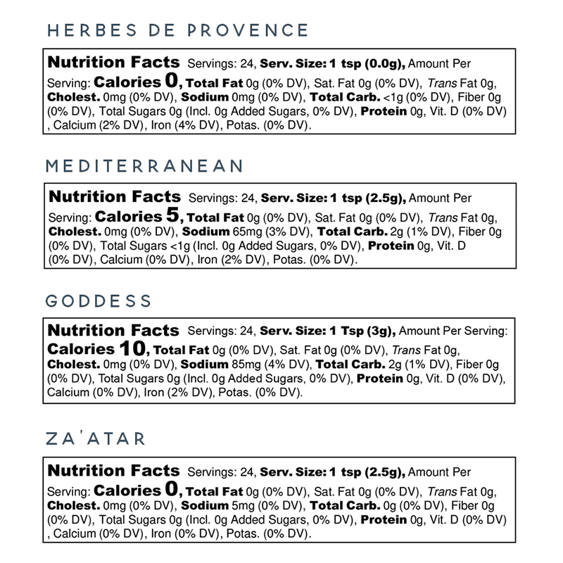Mediterranean Spice Blend Collection