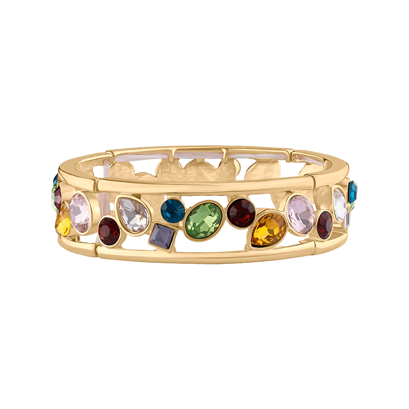 Multi Color Stretch Bracelet (Br691 Mugo-2.4 Inside Oval)