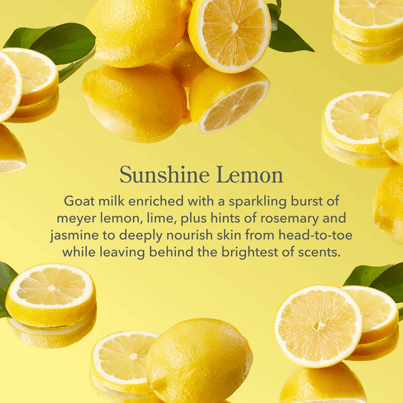 Sunshine Lemon Palm-Sized Goat Milk Soap