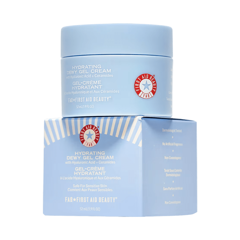 Hydrating Dewy Gel Cream Moisturizer with Hyaluronic Acid + Ceramides