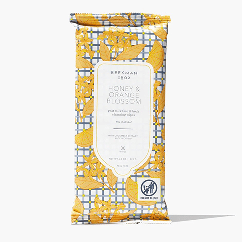 Honey and Orange Blossom Facial Cleansing Wipes