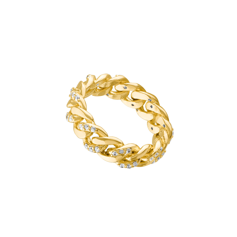 1Cttw Pave Chain Ring
