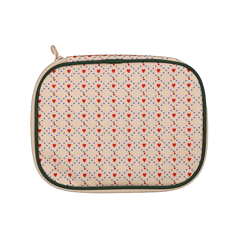 Mobile Tech Pouch, Cherry Hearts