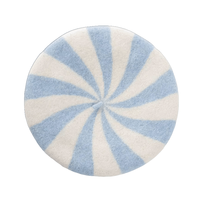 Candy Striped Beret