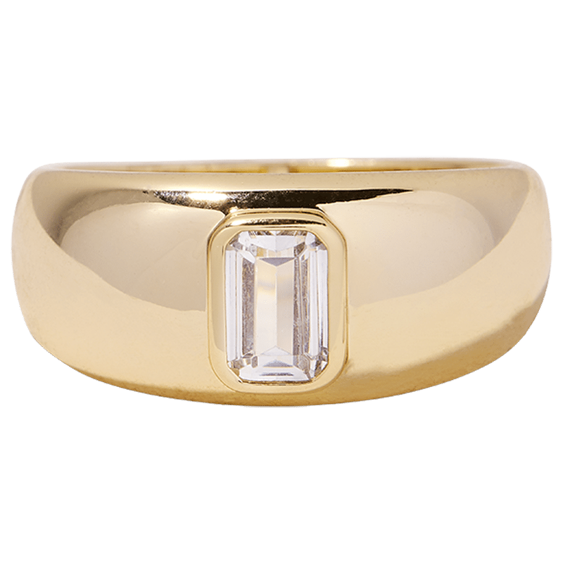 Carter Baguette Dome Ring