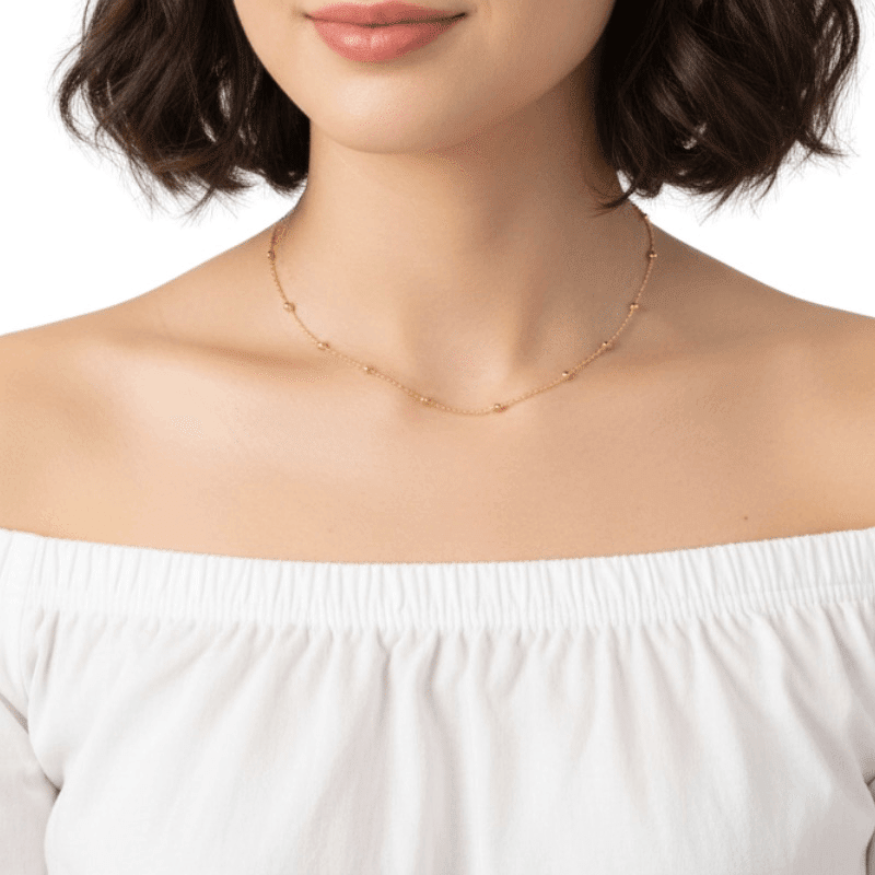 Necklace - Gold Ball