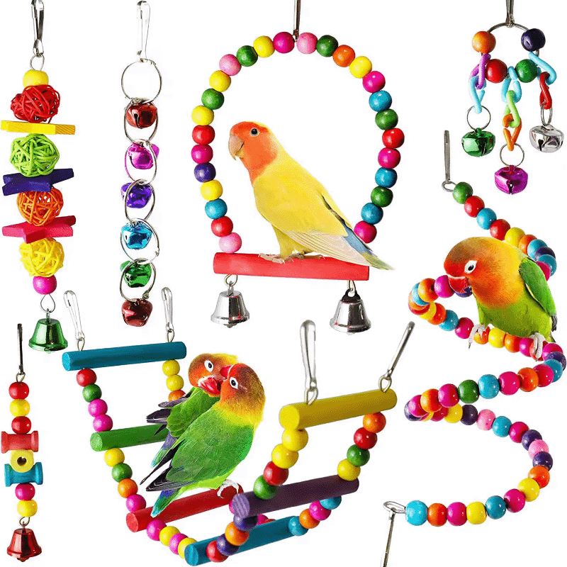 7 Piece Playtime & Bird Swing Set