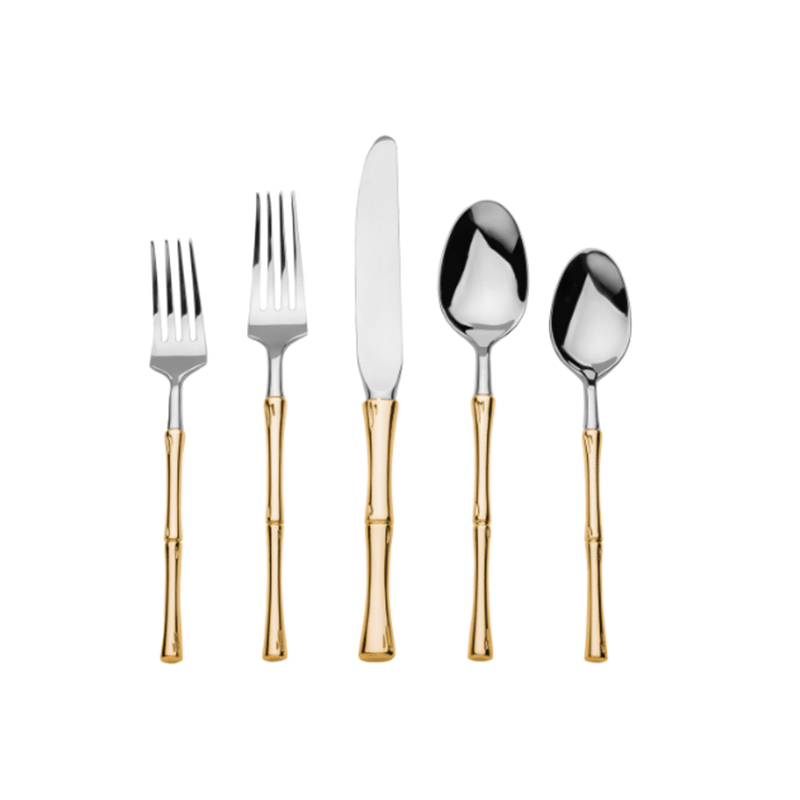 20 Piece Rattan Cutlery Set