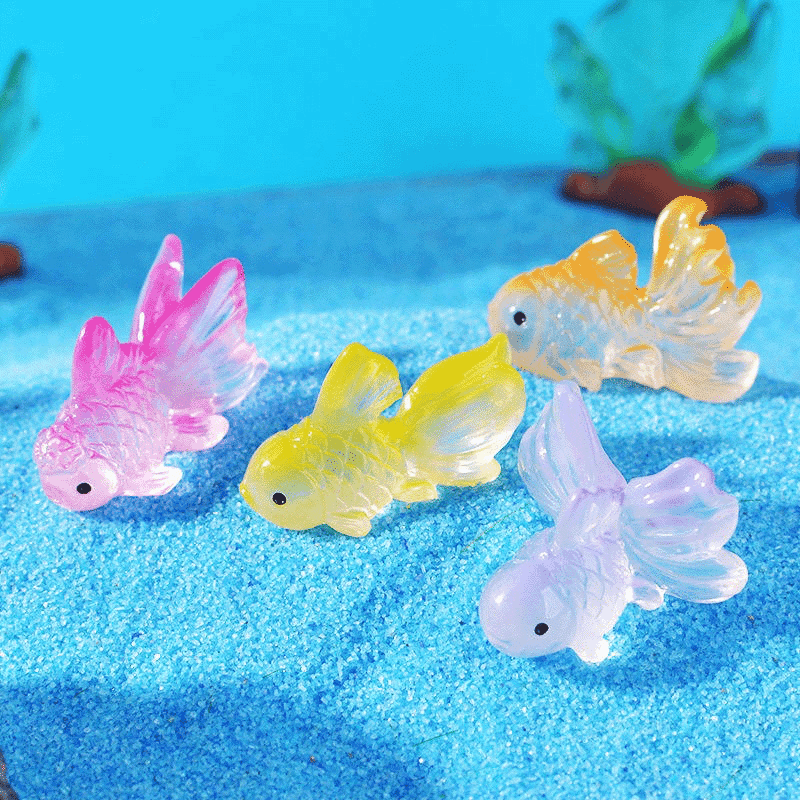 Glow in the Dark Fish Aquarium Decor (5 Pack)