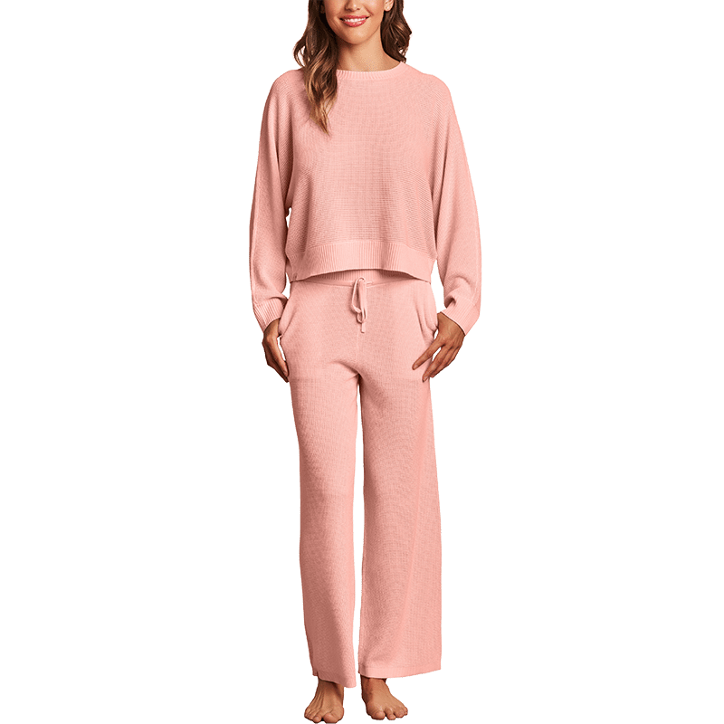 Luxeblend Waffle Knit Pullover