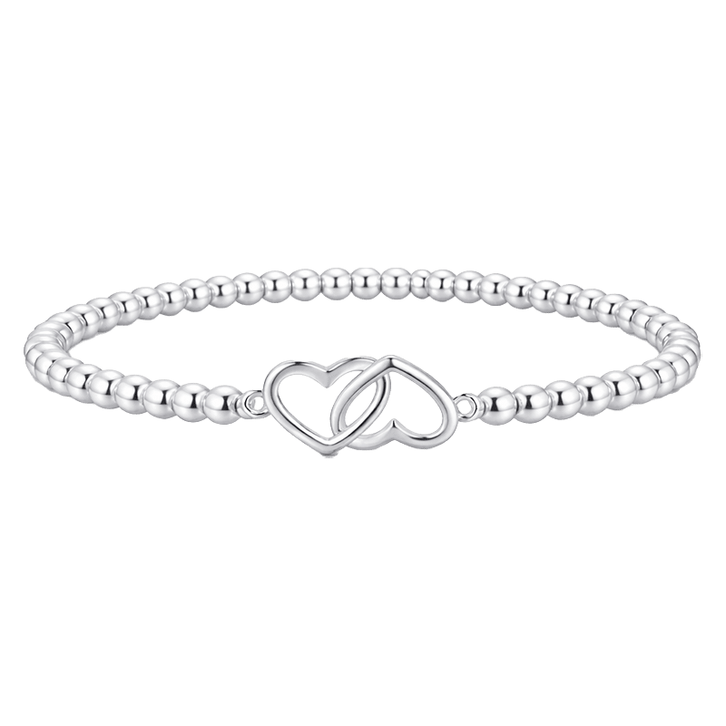 Intertwined Heart Bracelet