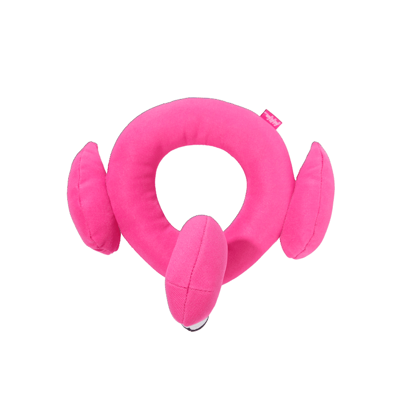 Flamingo Plush Dog Toy S/M