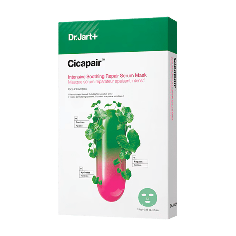 Cicapair™ Sensitive Skin Serum Face Mask for Redness 5 Pack